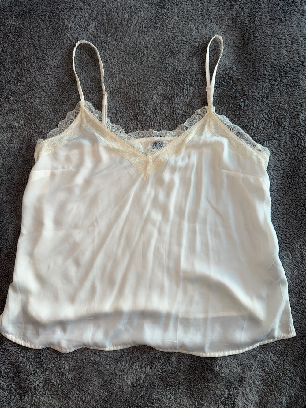 Old Navy Ivory Lace-Trim Camisole